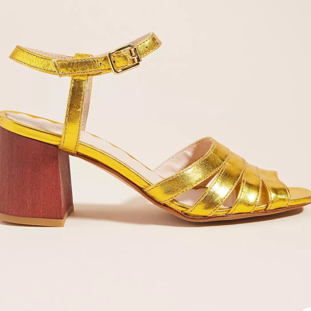 Miss L Fire platform heel sandals Size 40